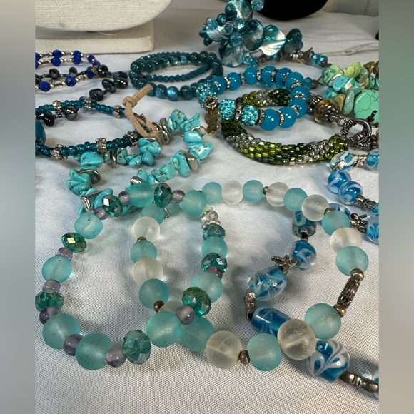Blue tone bracelet bundle group - Picture 6 of 7